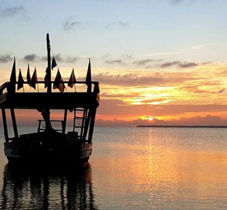 Sunset cruise in Mafia island